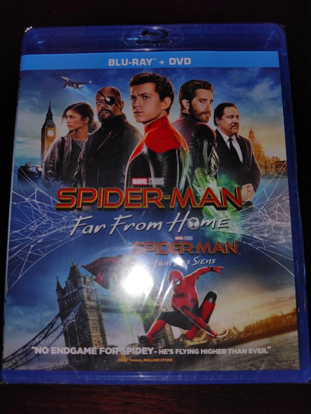 BRAND NEW SEALED Spider-Man: Far from Home BLU RAY + DVD - 2019 PG-13
